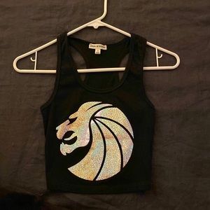 Holographic Seven Lions crop top